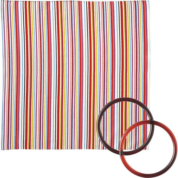 70 Modern-girl Stripe with Furoshiki Bag Rings - Purematcha Australia