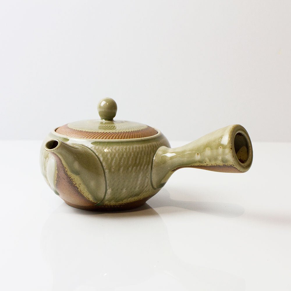 AICHI Tokoname Japanese Teapot Kyusu (350ml) - Purematcha Australia