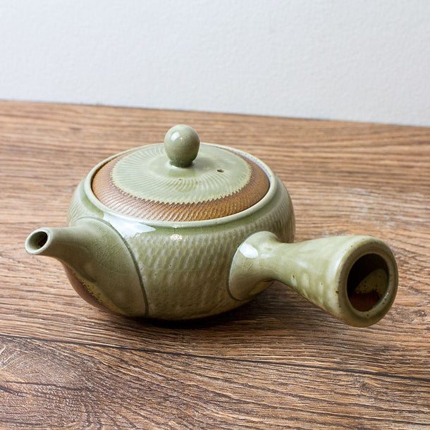 AICHI Tokoname Japanese Teapot Kyusu (350ml) - Purematcha Australia