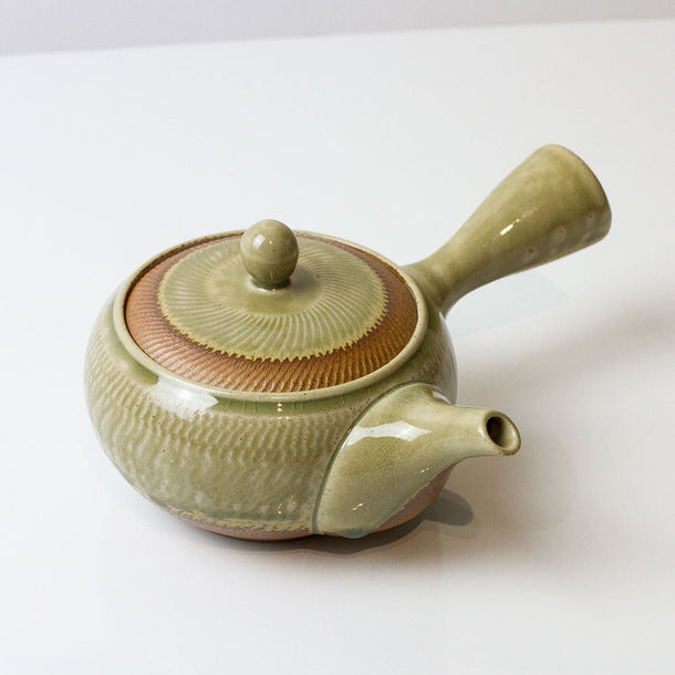 AICHI Tokoname Japanese Teapot Kyusu (350ml) - Purematcha Australia