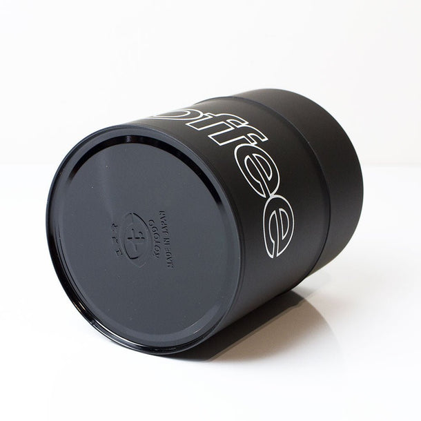 Airtight Coffee Canister 375g (Matte Black) - Purematcha Australia
