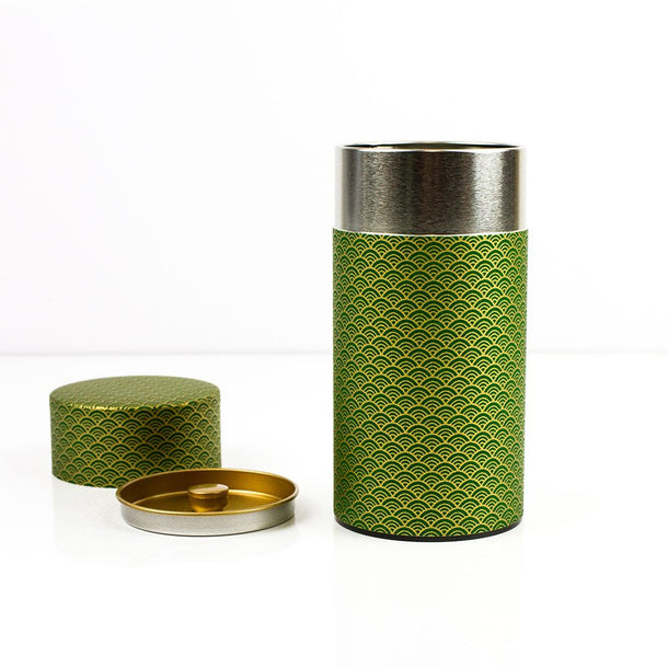 AOMI Tall Japanese Washi Tea Canister - Purematcha Australia