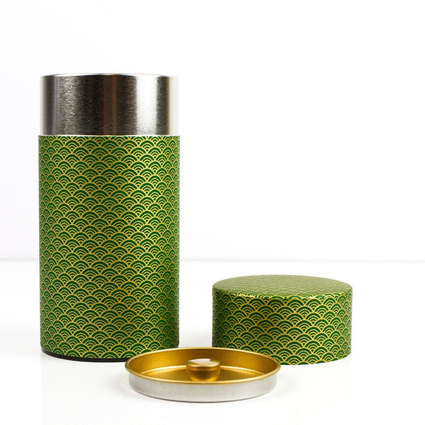 AOMI Tall Japanese Washi Tea Canister - Purematcha Australia