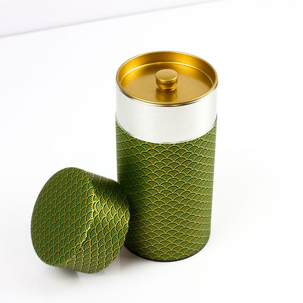 AOMI Tall Japanese Washi Tea Canister - Purematcha Australia
