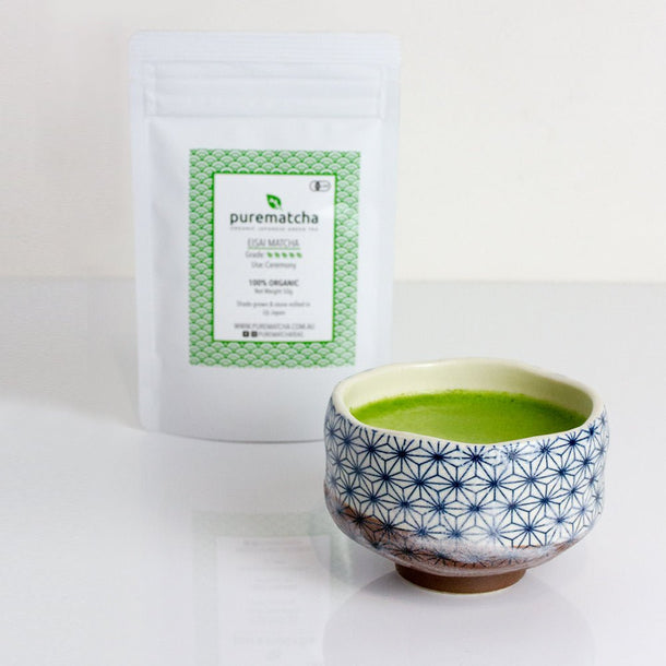 ASANOHA Japanese CHAWAN Matcha Bowl - Purematcha Australia