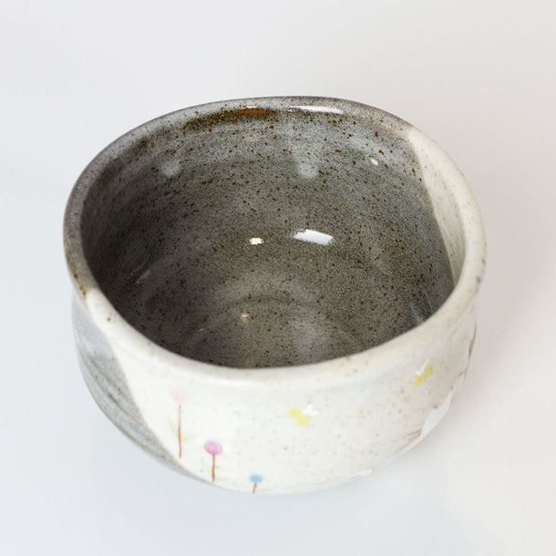 Atelier Yu Cats In Sunny Spot Kutani Matcha Bowl Chawan - Purematcha Australia