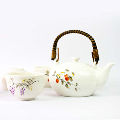 AWASAKA Japanese Tea Set (Porcelain) - Purematcha Australia