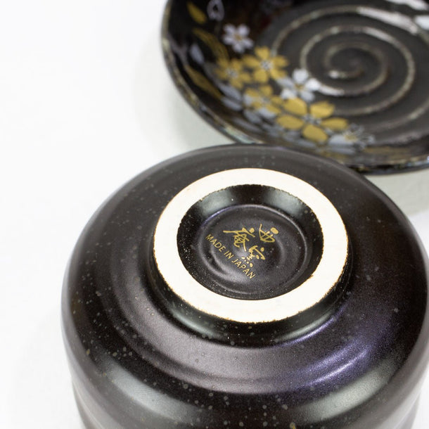 Cherry Blossom Tea Bowl and Saucer Set - Purematcha Australia