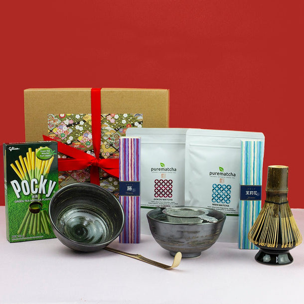 Couples Matcha and Incense Gift Hamper - Purematcha Australia