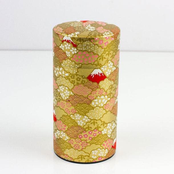 FUJI AOMI Japanese Washi Tea Canister - Purematcha Australia