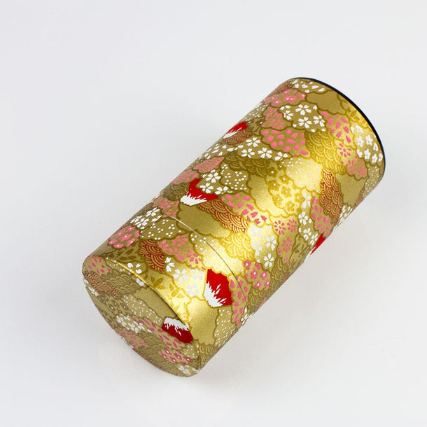 FUJI AOMI Japanese Washi Tea Canister - Purematcha Australia