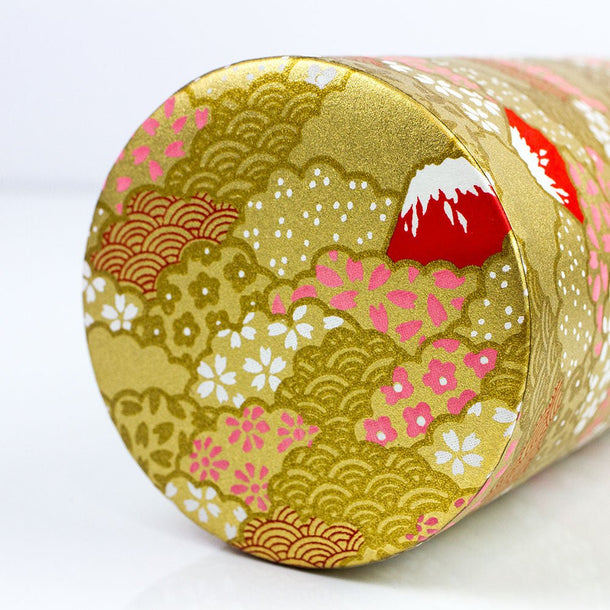 FUJI AOMI Japanese Washi Tea Canister - Purematcha Australia