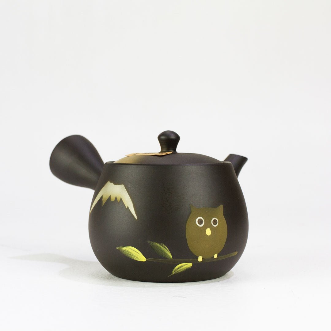 Fukurō handpainted Tokoname Japanese Teapot (400ml) - Purematcha Australia