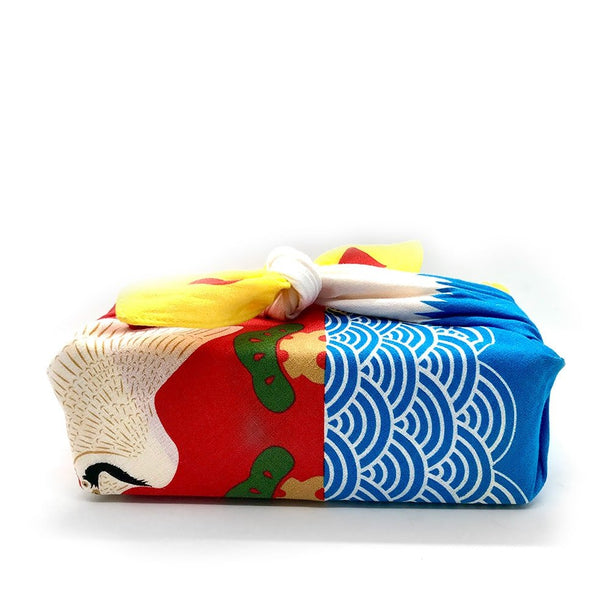 FUROSHIKI Yellow Mt Fuji Wrapping Cloth - Purematcha Australia