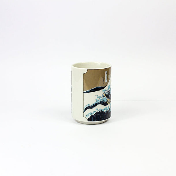 Great Wave Off Kanagawa Porcelain Japanese Teacup - Purematcha Australia
