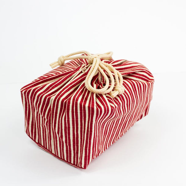 HAKOYA Red Drawstring Travel Bag for Matcha Set - Purematcha Australia