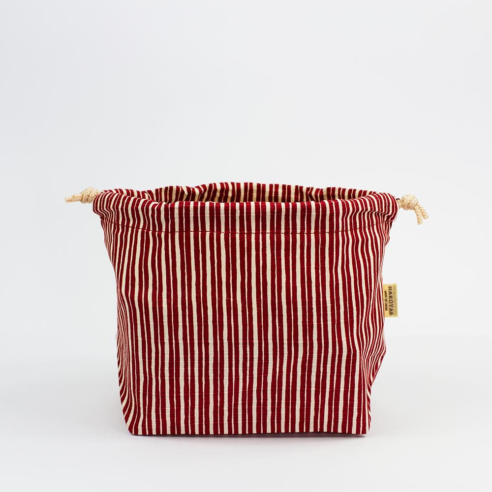 HAKOYA Red Drawstring Travel Bag for Matcha Set - Purematcha Australia