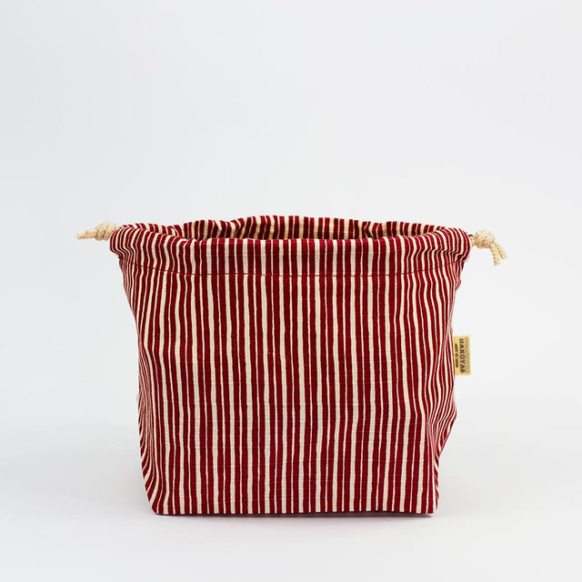 HAKOYA Red Drawstring Travel Bag for Matcha Set - Purematcha Australia