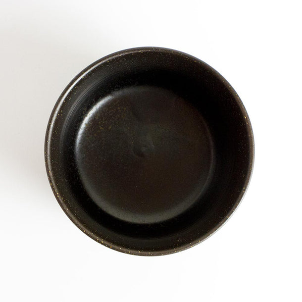 HIKARU Chawan Black Matcha Bowl Speckled - Purematcha Australia