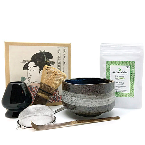 HIROMI Japanese Matcha Tea Set (6 Piece Matcha Whisk Set