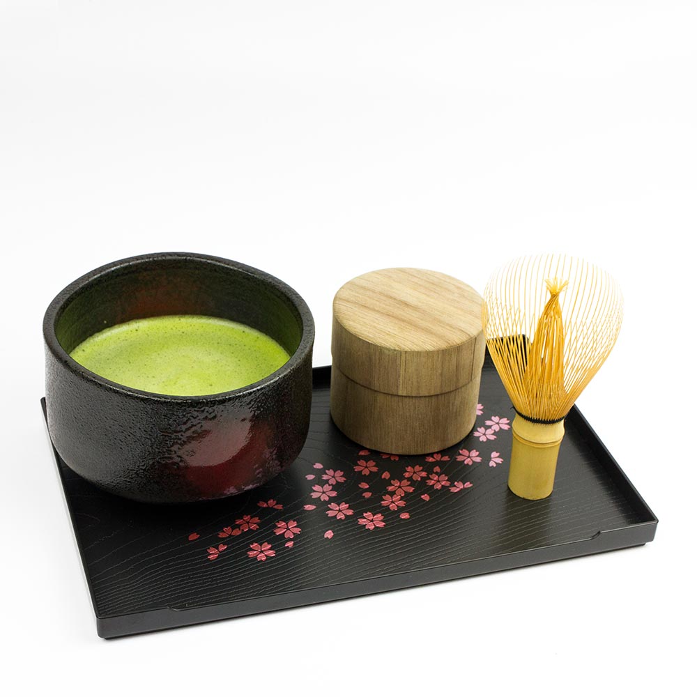 Japanese Cherry Blossom Tea Serving Tray at Purematcha Purematcha