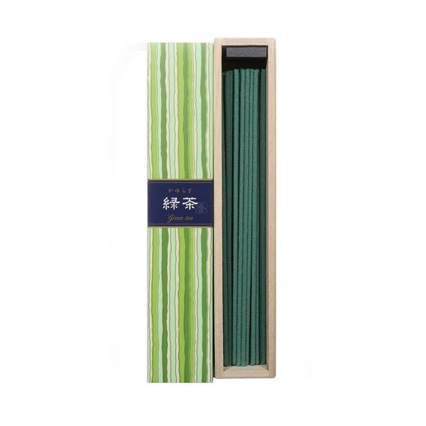KAYURAGI Nippon Kodo Incense Sticks (40 sticks + Ceramic Holder) - Purematcha Australia