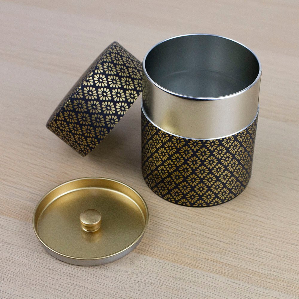 KURAI 200g Japanese Washi Tea Canister (Wide)– Purematcha Australia