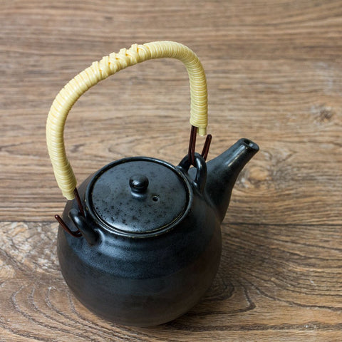KURO Japanese Teapot Set (Black) - Purematcha Australia