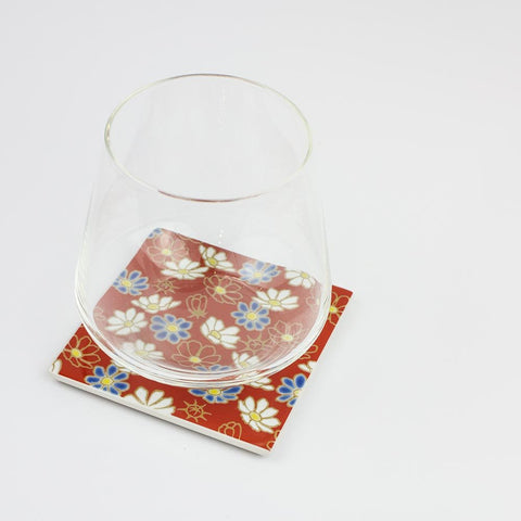 Kutani Porcelain Japanese Tea Coaster - Purematcha Australia