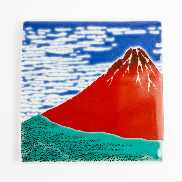 Kutani Porcelain Japanese Tea Coaster - Purematcha Australia