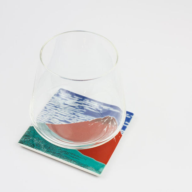 Kutani Porcelain Japanese Tea Coaster - Purematcha Australia