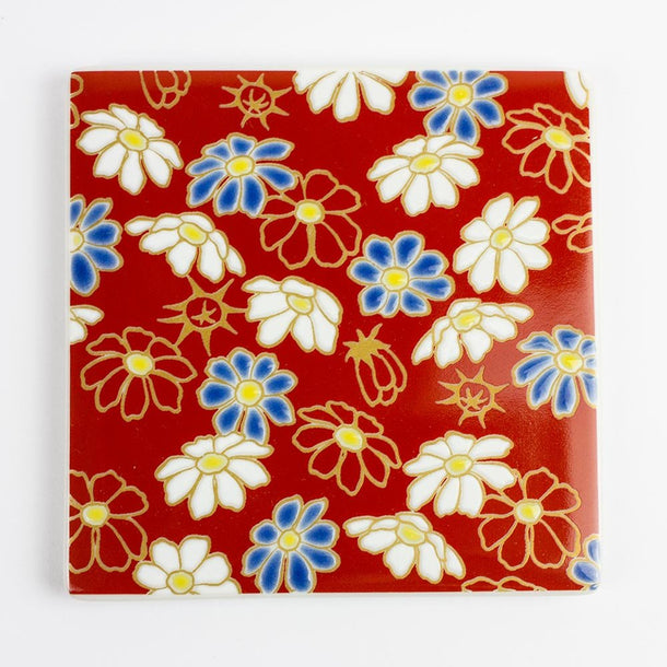 Kutani Porcelain Japanese Tea Coaster - Purematcha Australia