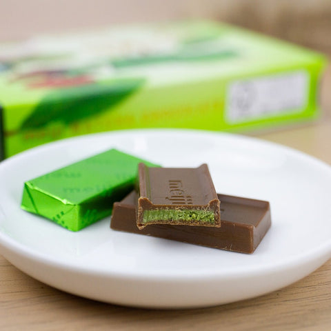 MEIJI Matcha Chocolate 26 blocks - Made in Japan - Purematcha Australia