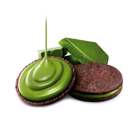 MEIJI Rich Matcha Chocolate Sand Biscuits (6 Biscuits) - Purematcha Australia