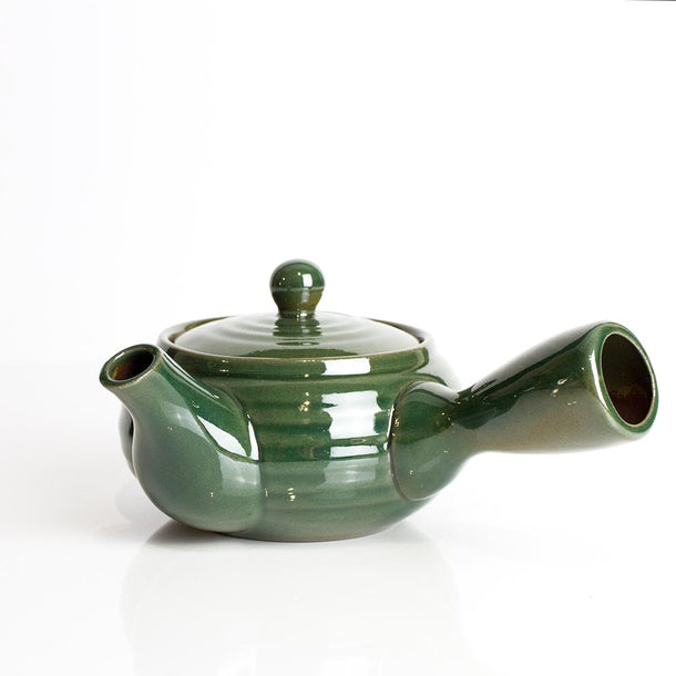 MIDORI Banko-Yaki Japanese Teapot Kyusu (320ml) - Purematcha Australia