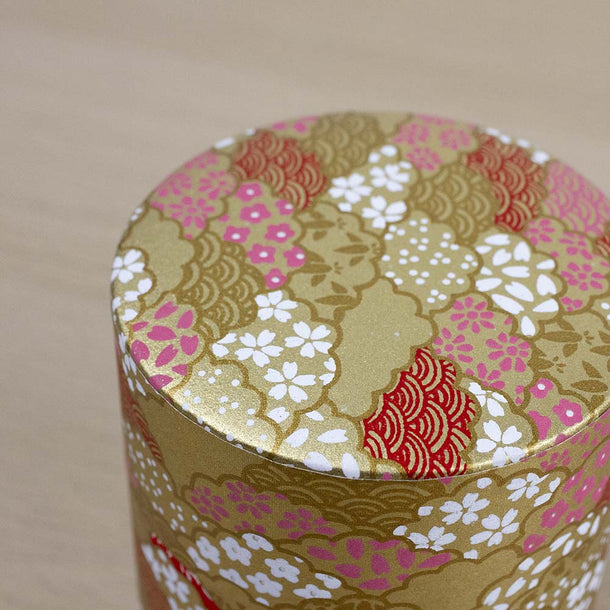 MT FUJI AOMI 200g Washi Wrapped Tea Canister (Wide) - Purematcha Australia