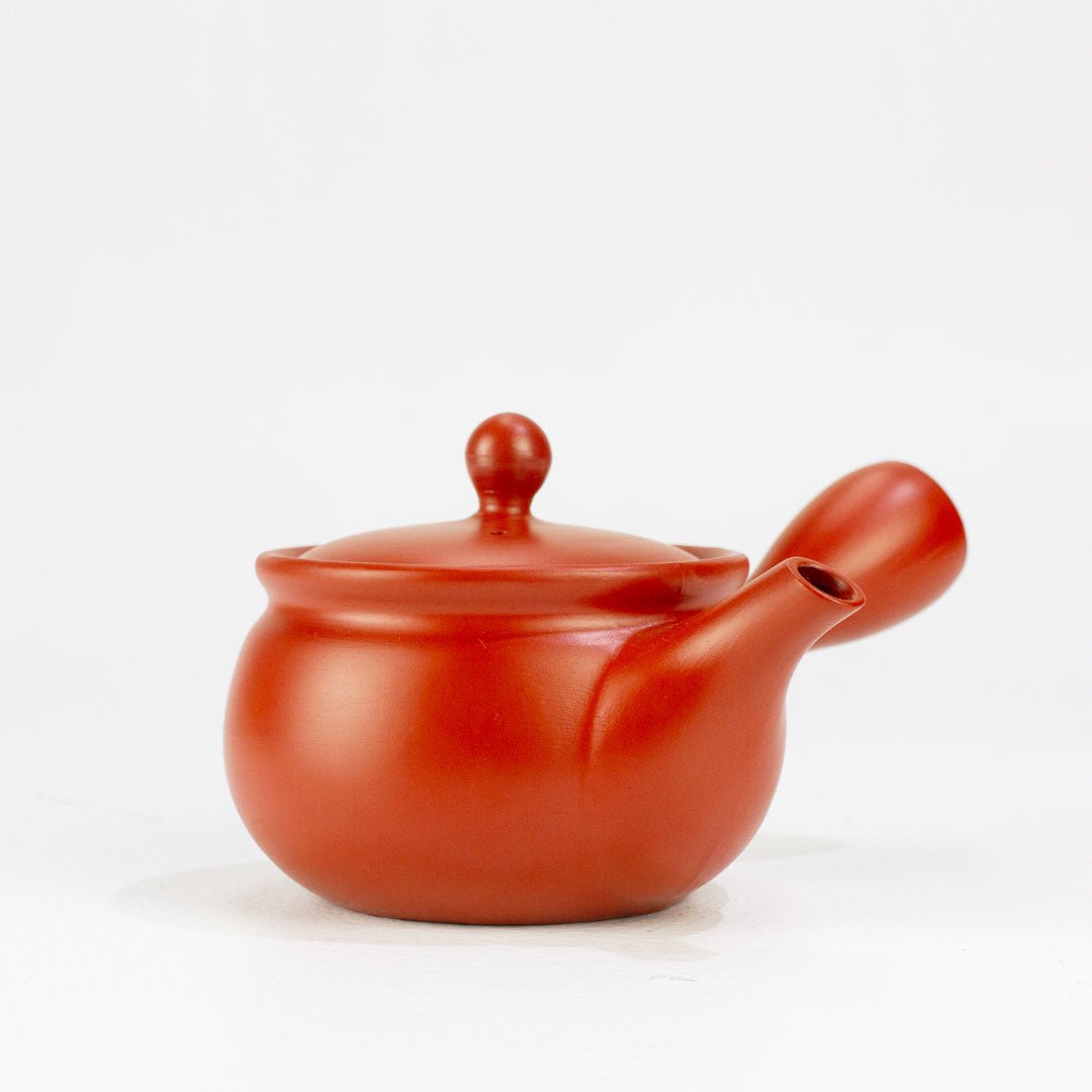 Red Clay Japanese Teapot (350ml) at Purematcha Australia