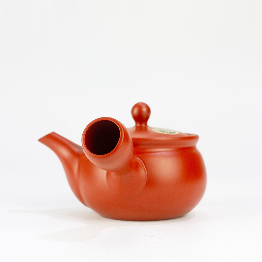 Red Clay Japanese Teapot (350ml) at Purematcha Australia