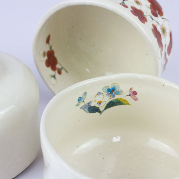 Set of 5 Matcha Tea Bowls (250ml) - Made in Japan - Purematcha Australia