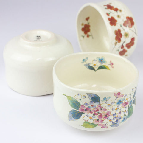 Set of 5 Matcha Tea Bowls (250ml) - Made in Japan - Purematcha Australia