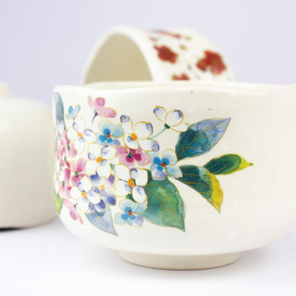 Set of 5 Matcha Tea Bowls (250ml) - Made in Japan - Purematcha Australia