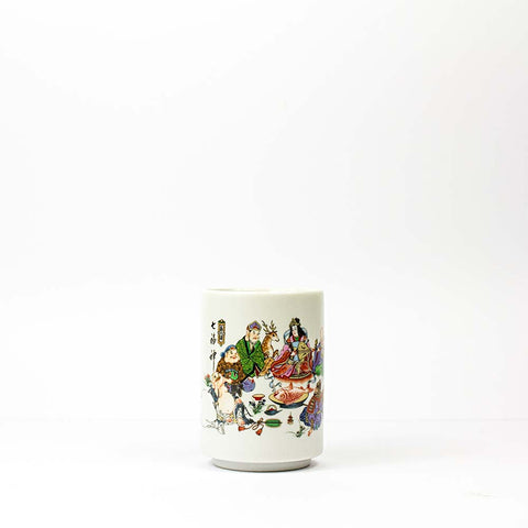 Seven Gods Of Japan Porcelain Japanese Teacup - Purematcha Australia