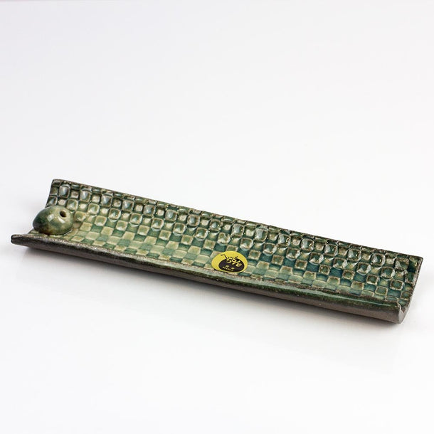 SHIGARAKI Mosaic Japanese Ceramic Incense Holder - Purematcha Australia