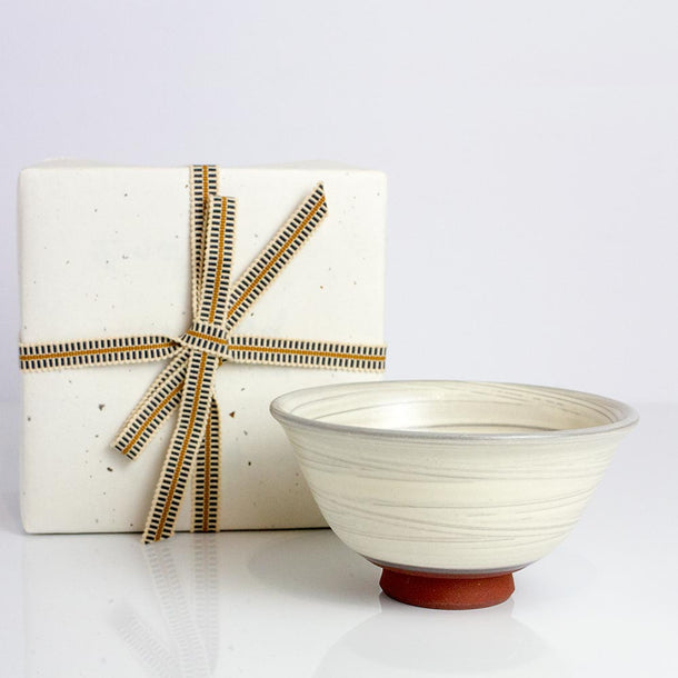 TOMOBAKO Swirling Brush Chawan - Purematcha Australia