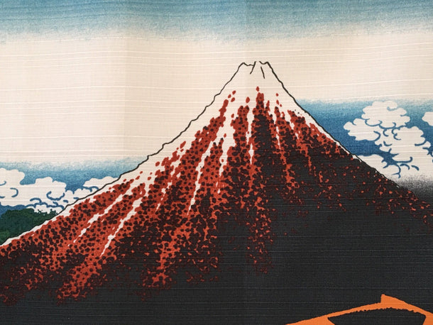 UKIYO-E HOKUSAI Furoshiki Japanese Wrapping Cloth - Purematcha Australia