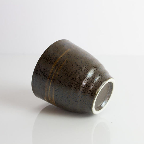 YUTEKI Yunomi Black Japanese Teacup - Purematcha Australia