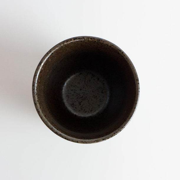 YUTEKI Yunomi Black Japanese Teacup - Purematcha Australia